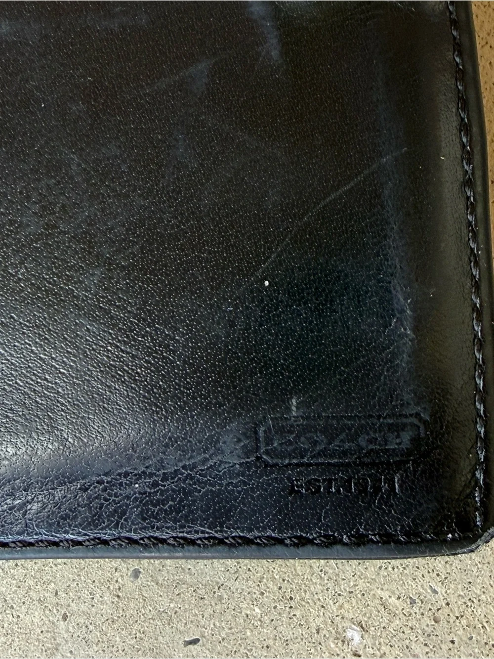 Coach Men’s Leather Wallet Bifold